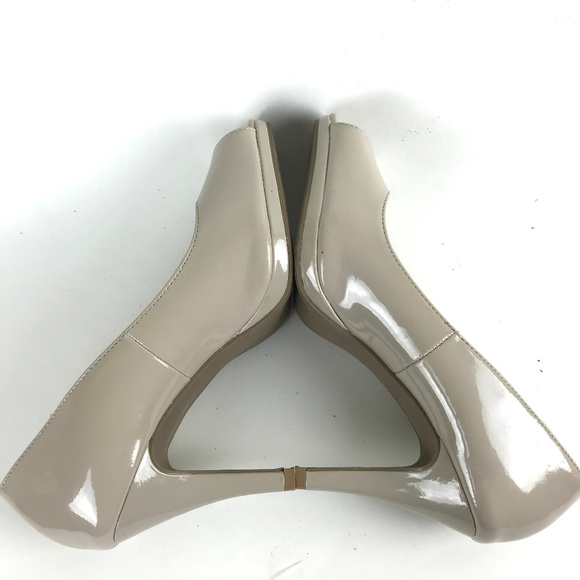 Kasper Peep Toe Heels Shoes Size 9 Women Beige - Picture 4 of 8